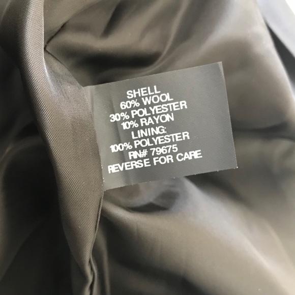 Michael Kors Black Wool Blend Coat - Picture 5 of 5